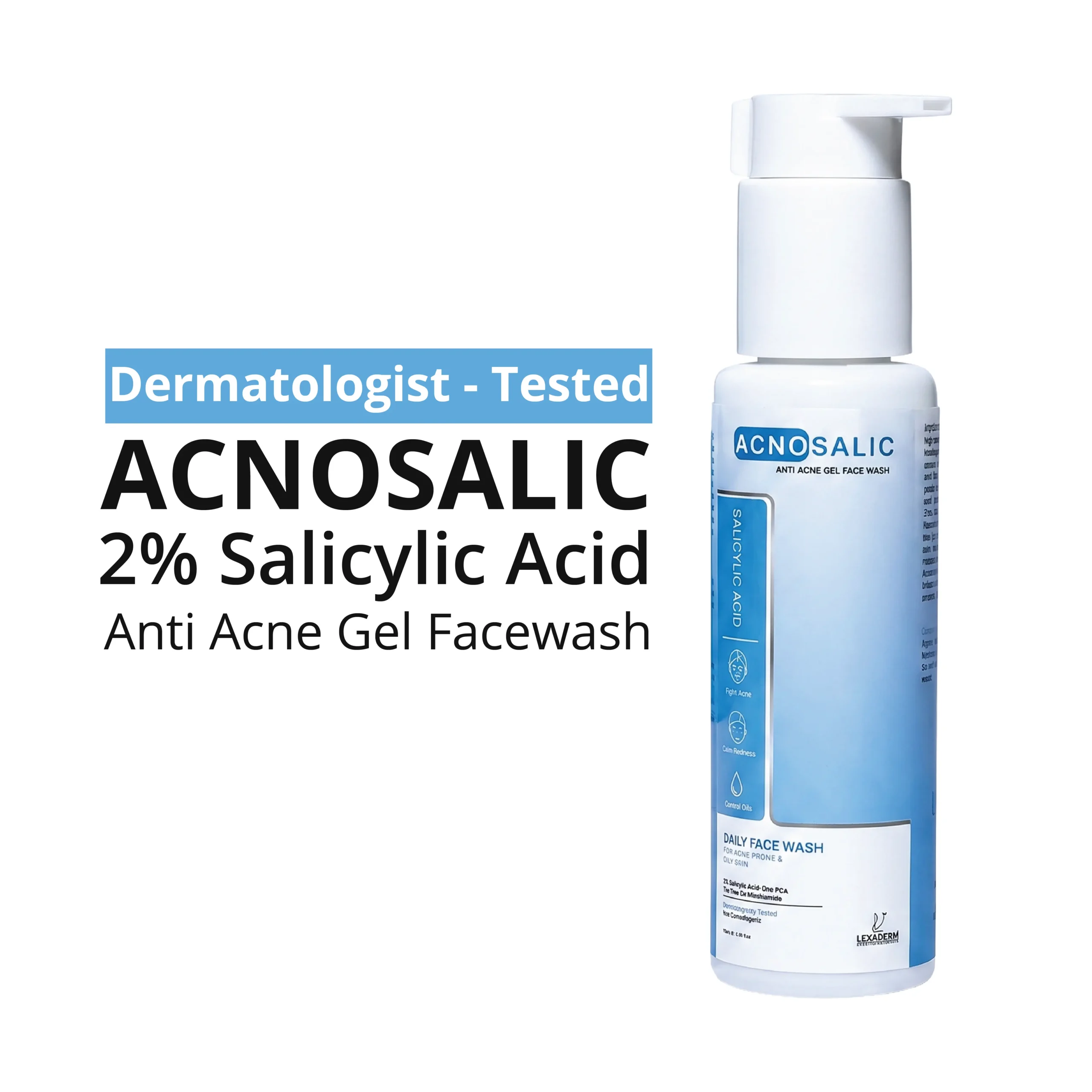 ACNOSALIC <br> <span>2% salicylic Anti acne gel facewash 100 ml</span>