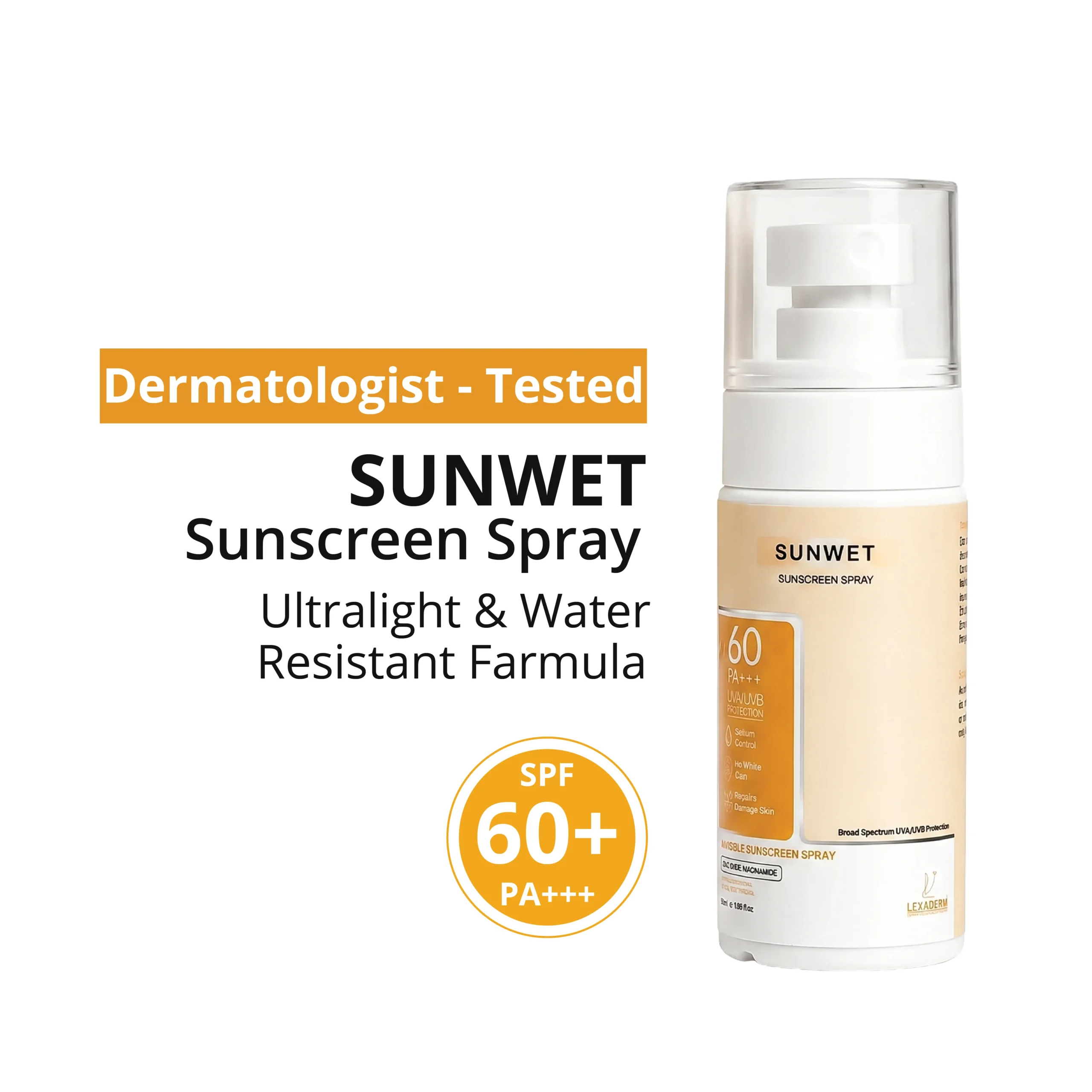 SUNWET Sunscreen Spray SPF 60 PA+++